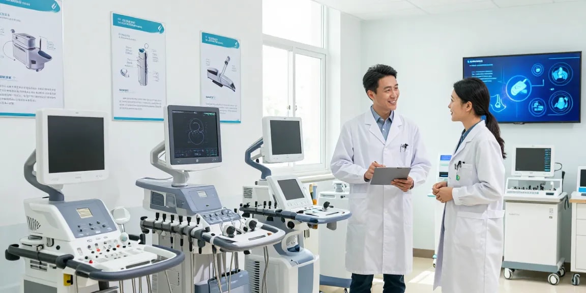 Discover medical equipment in Edmonton with experts discussing innovative diagnostic tools.