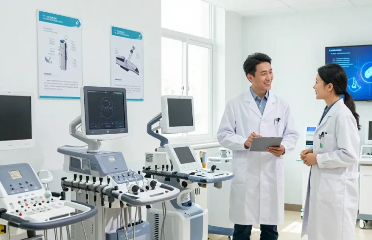 Discover medical equipment in Edmonton with experts discussing innovative diagnostic tools.